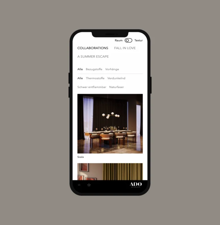 ADO Goldkante · Mobile collection experience